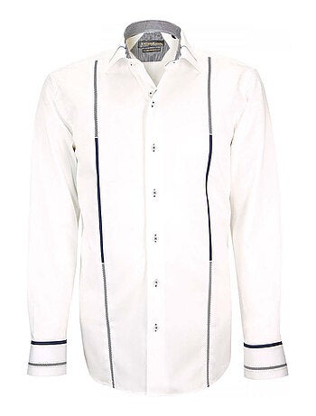 Chemise hommechemise mode coupe cintrée TRAVERTINO Emporio balzani Blanc , Rouge , 41