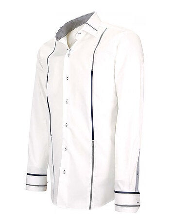 Chemise hommechemise mode coupe cintrée TRAVERTINO Emporio balzani Blanc , Rouge , 41