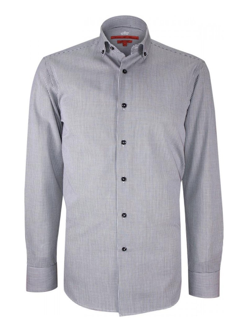 Chemise mode vichy OLIVER Bleu - Kiabi