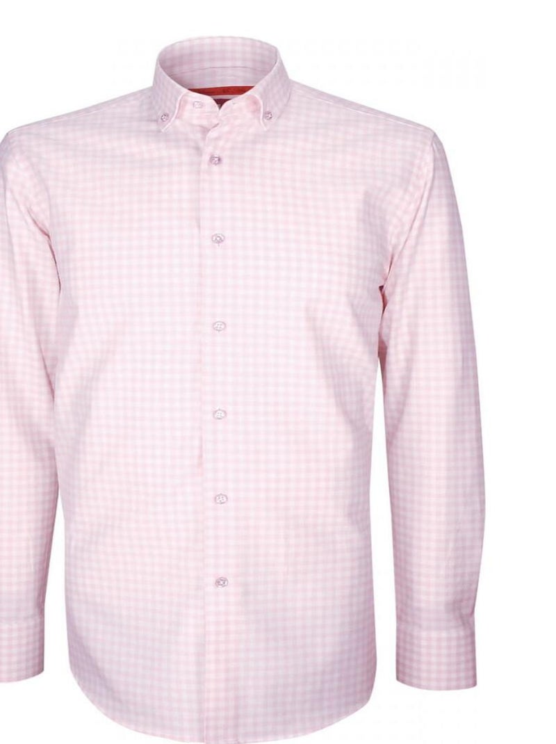 Chemise mode vichy OLIVER Rose - Kiabi