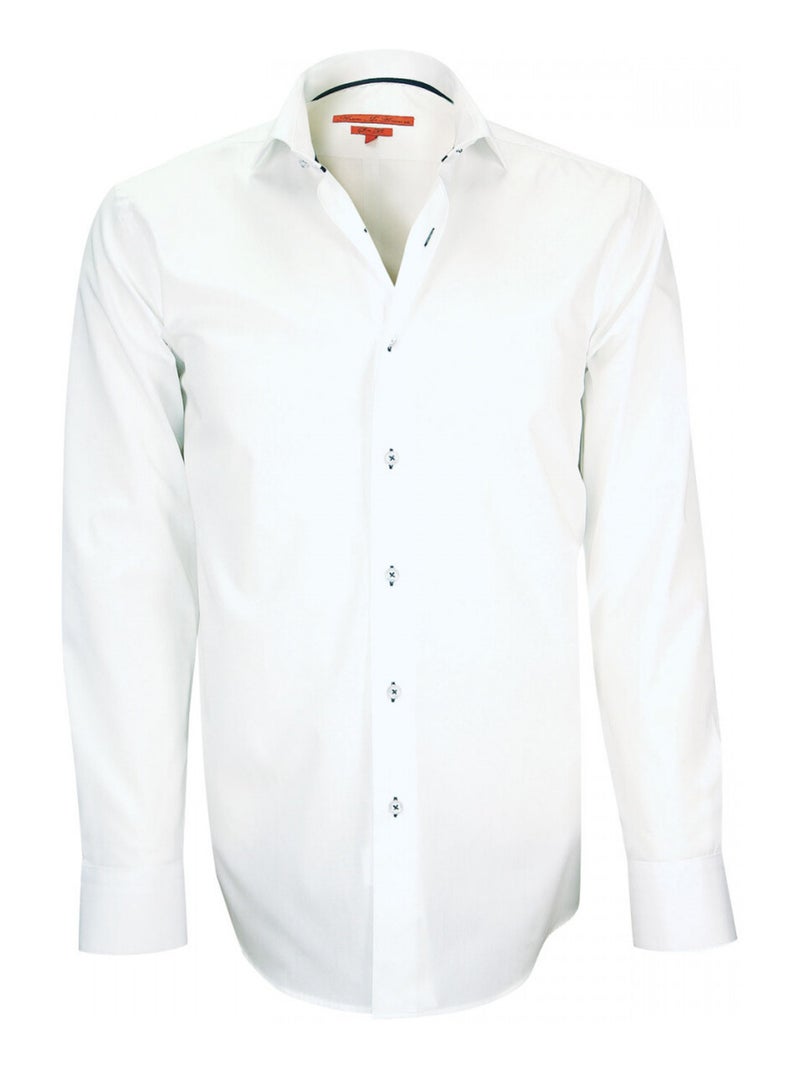 Chemise mode WALKER Blanc Bleu - Kiabi