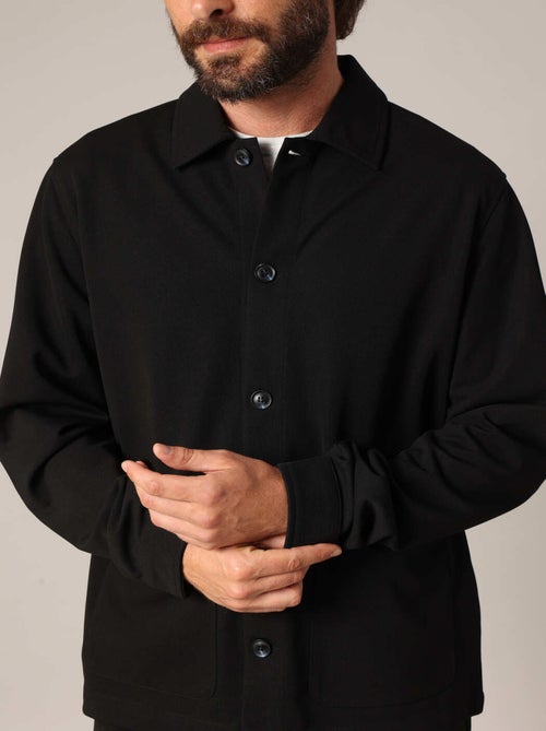 Chemise moderne avec col classique et coupe droite confortable 'Deeluxe' - Kiabi Chemise moderne avec col classique et coupe droite confortable 'Deeluxe' - Kiabi