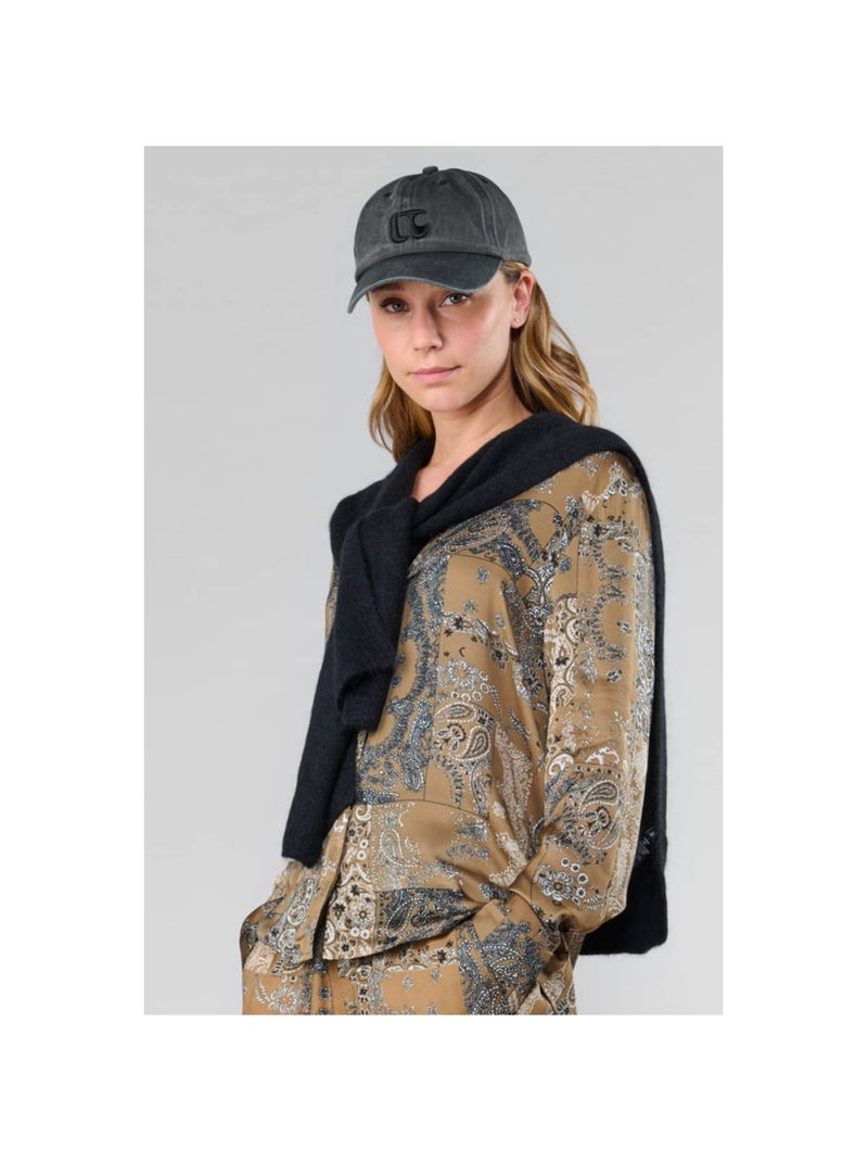 Morena Chemisier Le Temps Des Cerises Chemisier Plissé Plia Bleu