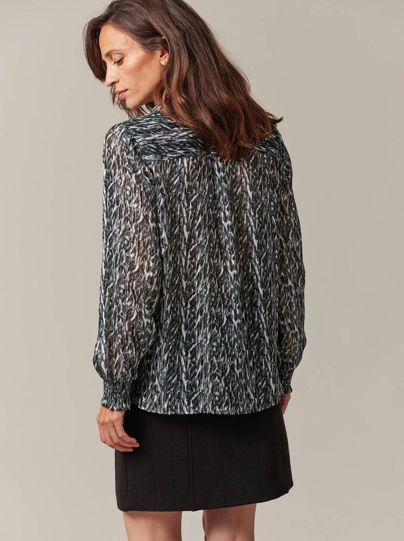 Chemise motif animalier 'Deeluxe' Gris - Kiabi