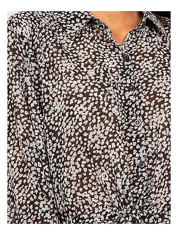 Chemise motifs finess