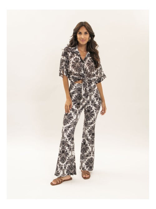Chemise motifs nouée OXALIE - Kiabi