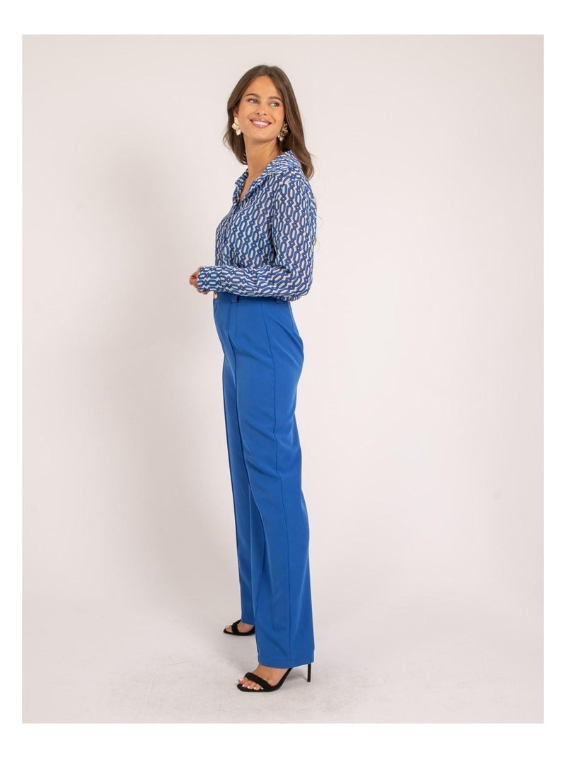 Chemise motifs OBSY Bleu - Kiabi