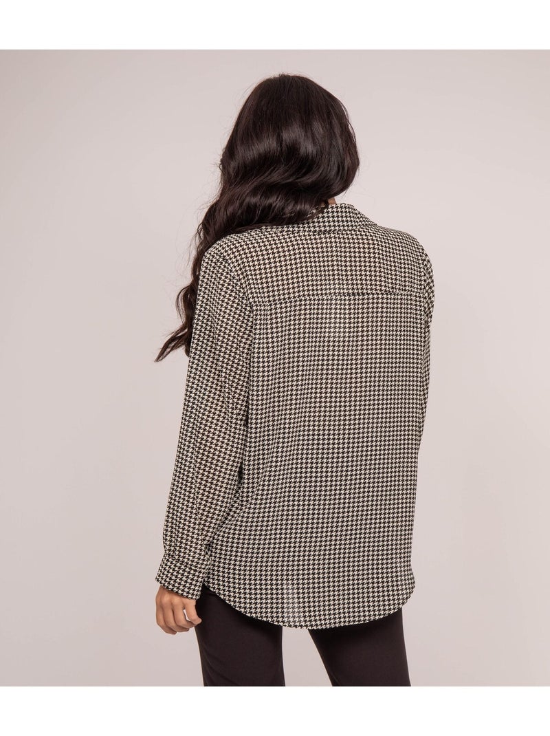 Chemise motifs ORIS Noir - Kiabi