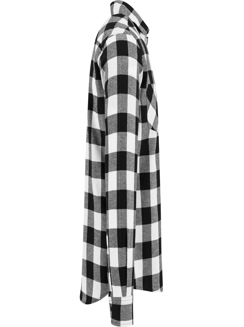 Chemise motif/style à carreaux - build your brand Noir Blanc - Kiabi