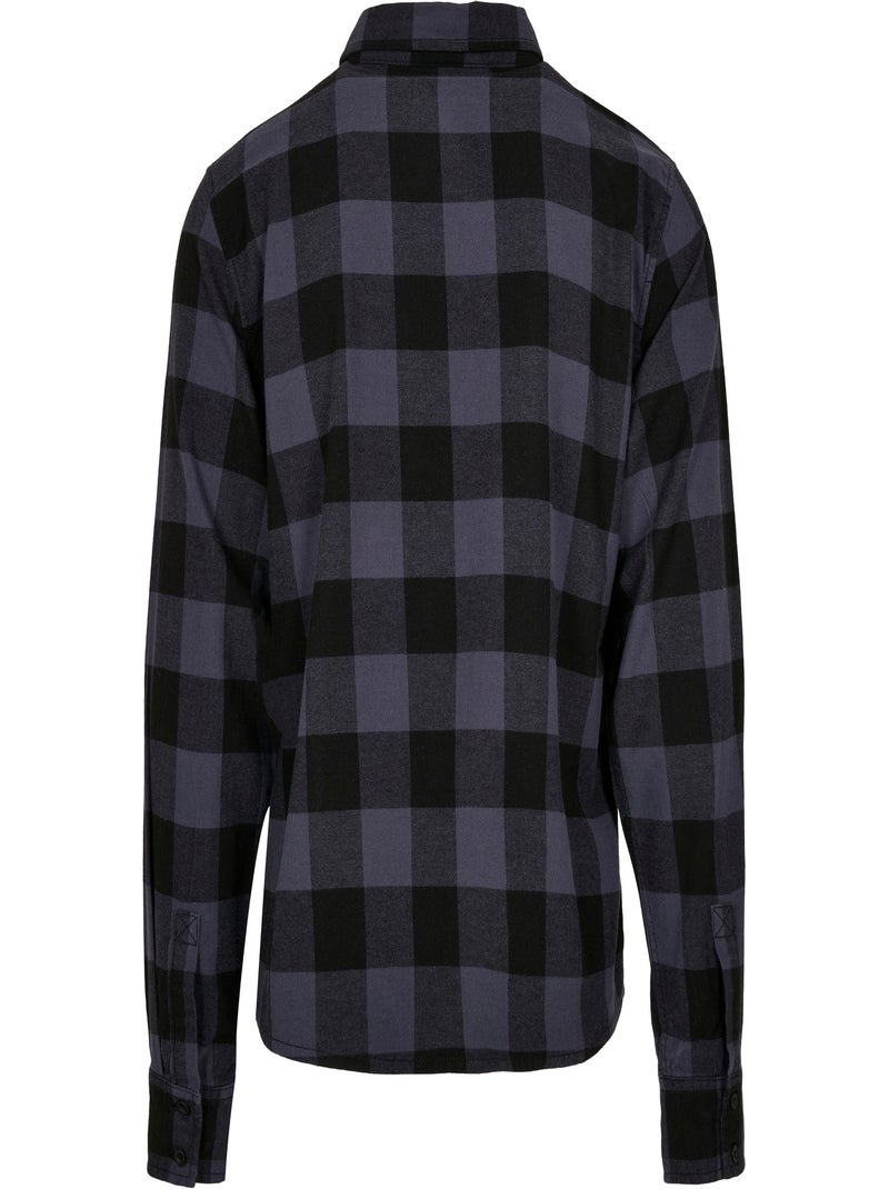 Chemise motif/style à carreaux - build your brand Noir Gris - Kiabi