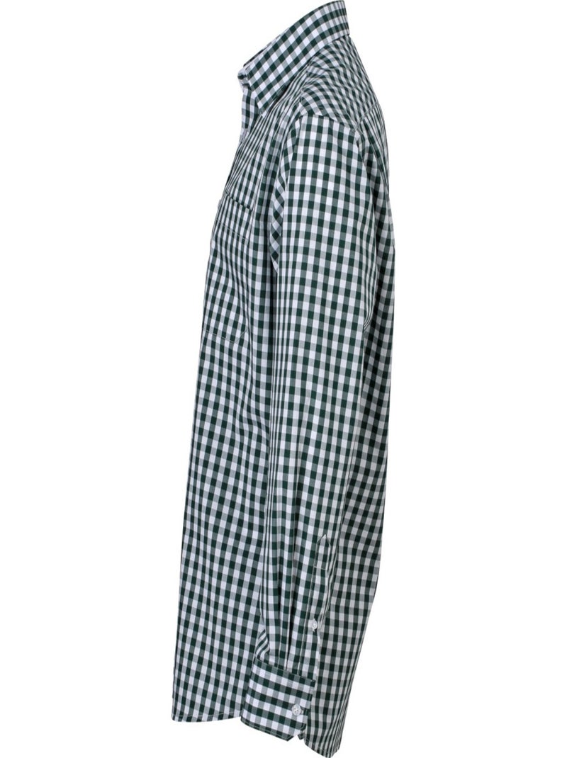 Chemise motif/style à carreaux - james and nicholson Noir - Kiabi