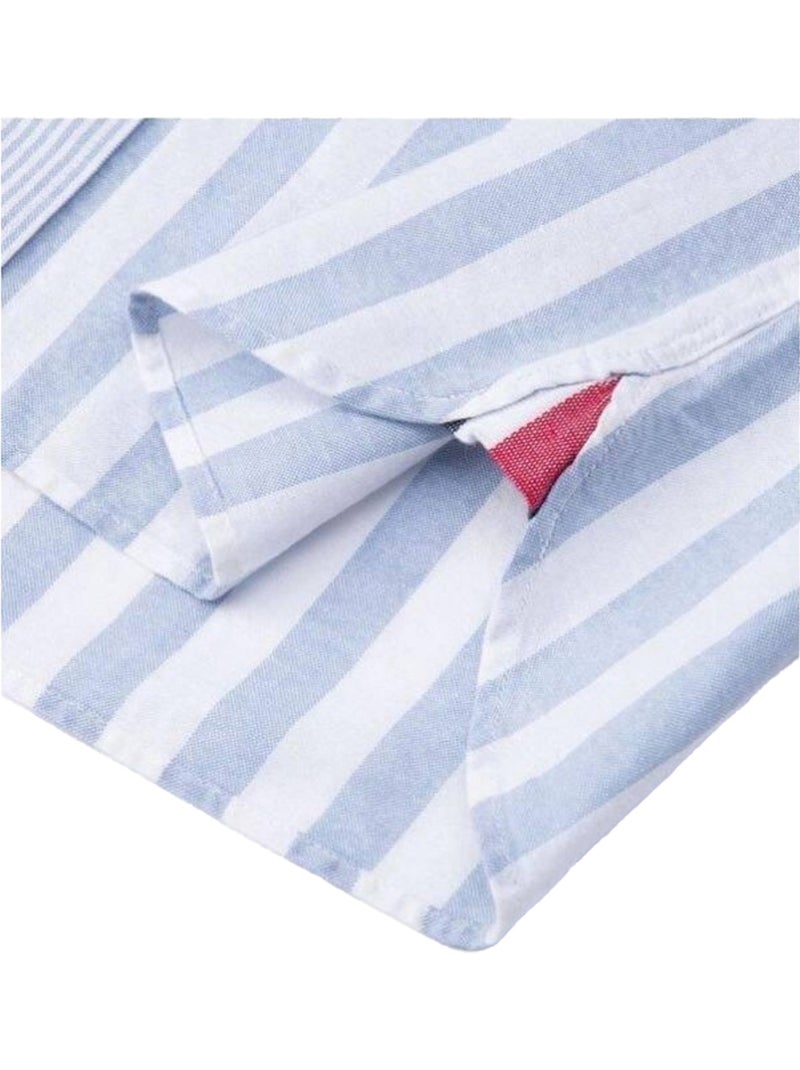 Chemise motif/style rayé - tommy hilfiger Blanc Bleu - Kiabi