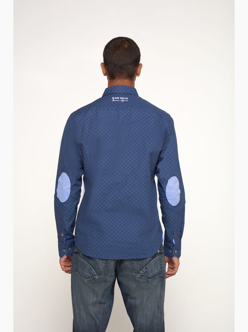 CHEMISE MOTORING TROPHY Bleu marine - Kiabi