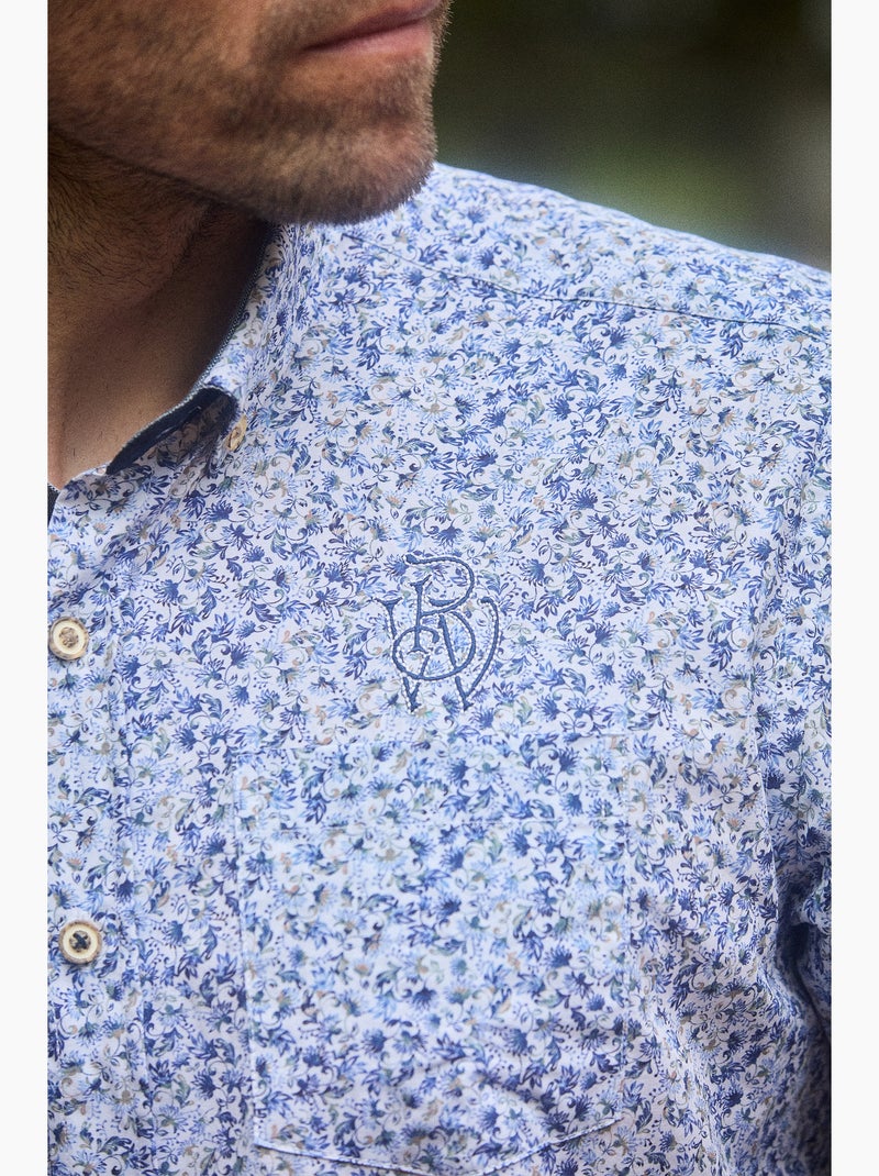 CHEMISE MOTORING TROPHY FLOWERS Blanc - Kiabi