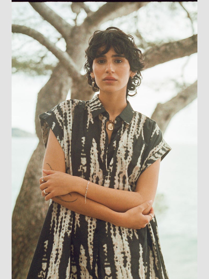 Chemise NATALI 'Le Temps Des Cerises' Noir - Kiabi