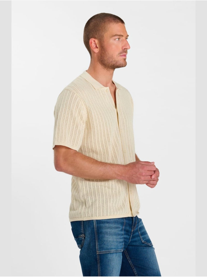 Chemise NELAN 'Le Temps Des Cerises' Beige - Kiabi