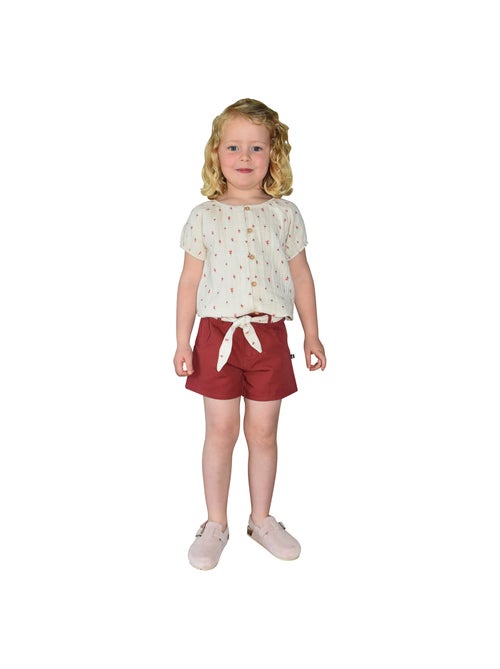 CHEMISE NICOLINA MANCHES COURTES ENFANT - Kiabi