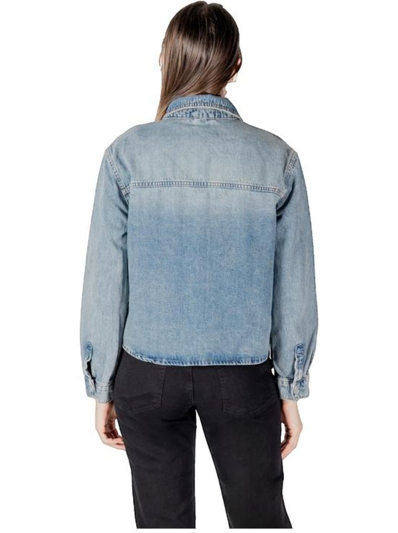 Chemise ONLCASSIE en coton Only Bleu clair - Kiabi