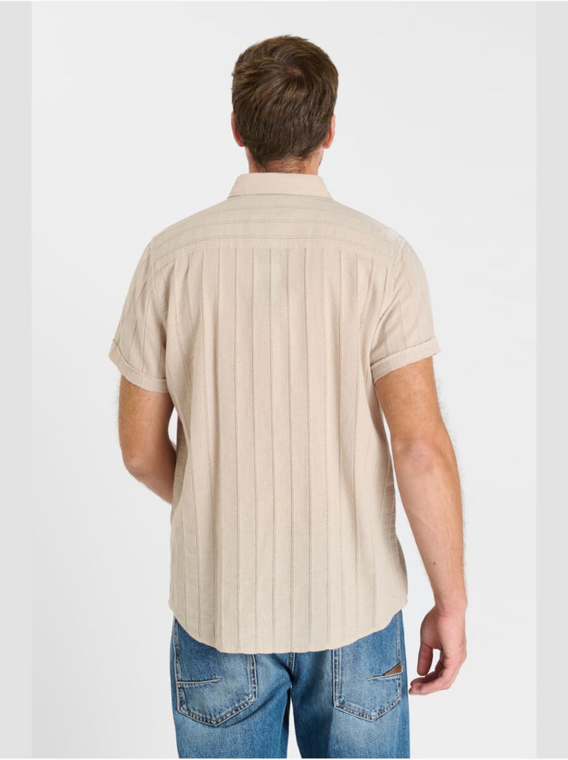Chemise OPER 'Le Temps Des Cerises' Beige - Kiabi