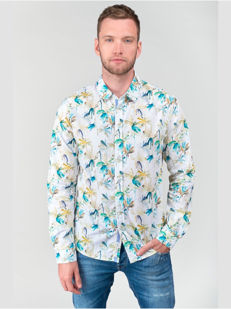 Chemise OREL 'Le Temps Des Cerises' Blanc - Kiabi