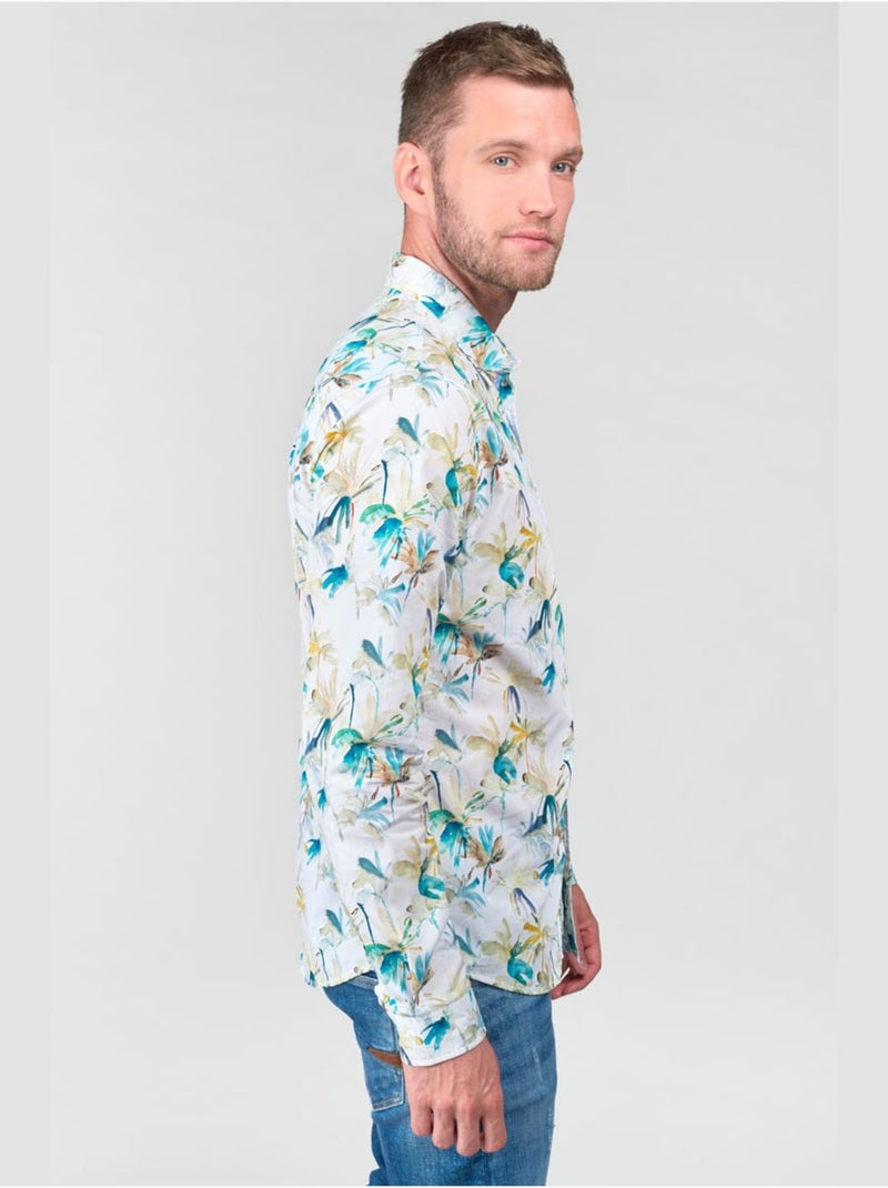 Chemise OREL 'Le Temps Des Cerises' Blanc - Kiabi