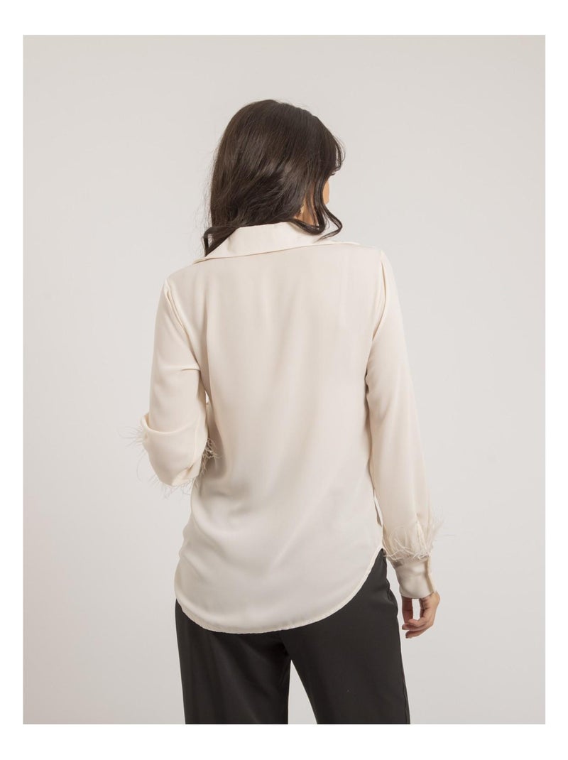 Chemise ORIANDE Ecru - Kiabi