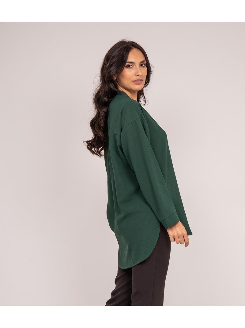 Chemise OSTERIA Vert foncé - Kiabi