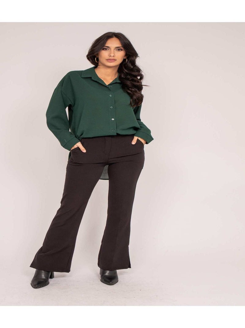 Chemise OSTERIA Vert foncé - Kiabi