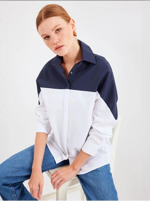 Chemise oversize à blocs de couleurs bdart - Kiabi