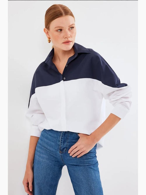 Chemise oversize à blocs de couleurs bdart - Kiabi