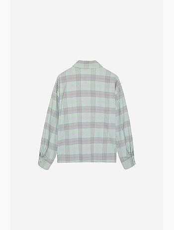Chemise oversize à carreaux dilvin