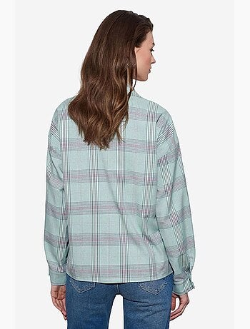 Chemise oversize à carreaux dilvin