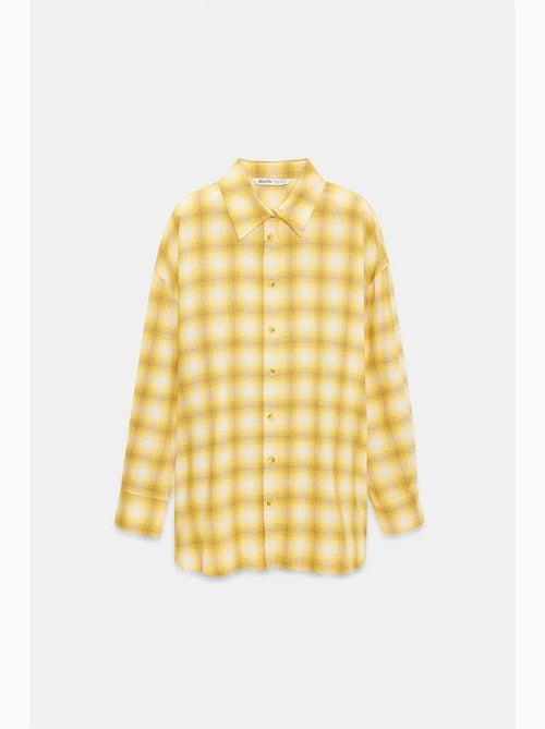 Chemise oversize à carreaux et manches longues dilvin - Kiabi Chemise oversize à carreaux et manches longues dilvin - Kiabi