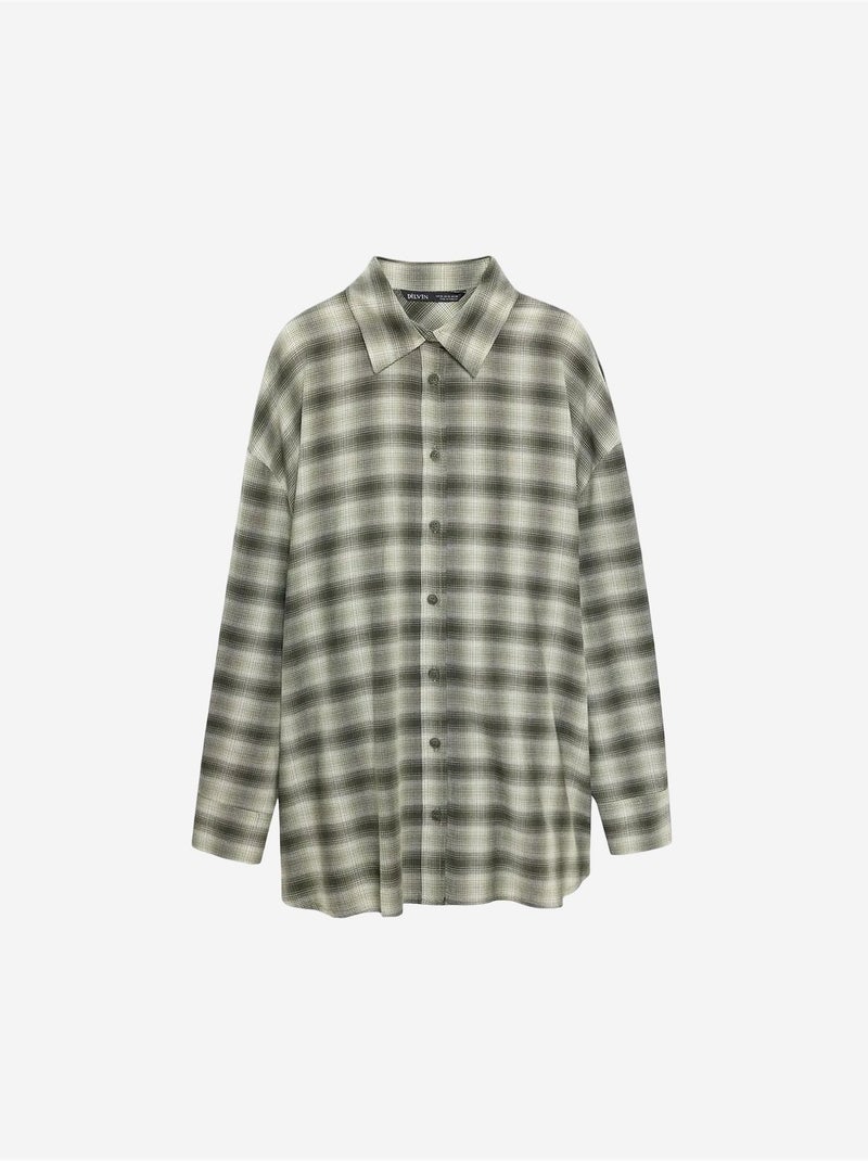 Chemise oversize à carreaux et manches longues dilvin Multicolore - Kiabi