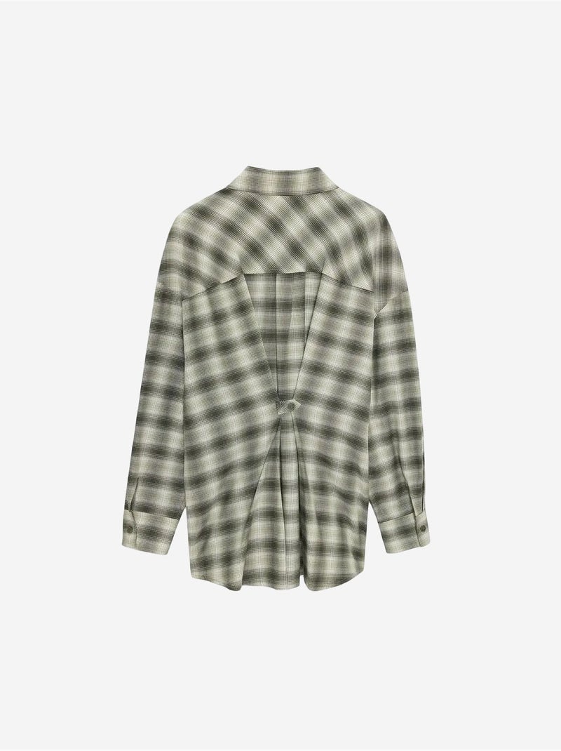 Chemise oversize à carreaux et manches longues dilvin Multicolore - Kiabi