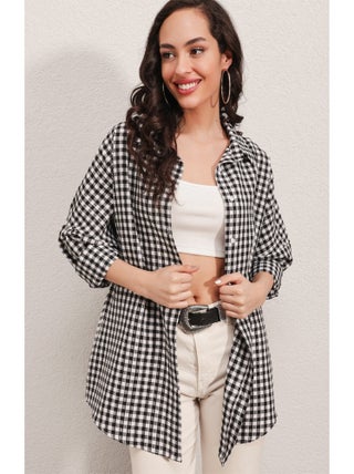 Chemise Oversize à Carreaux