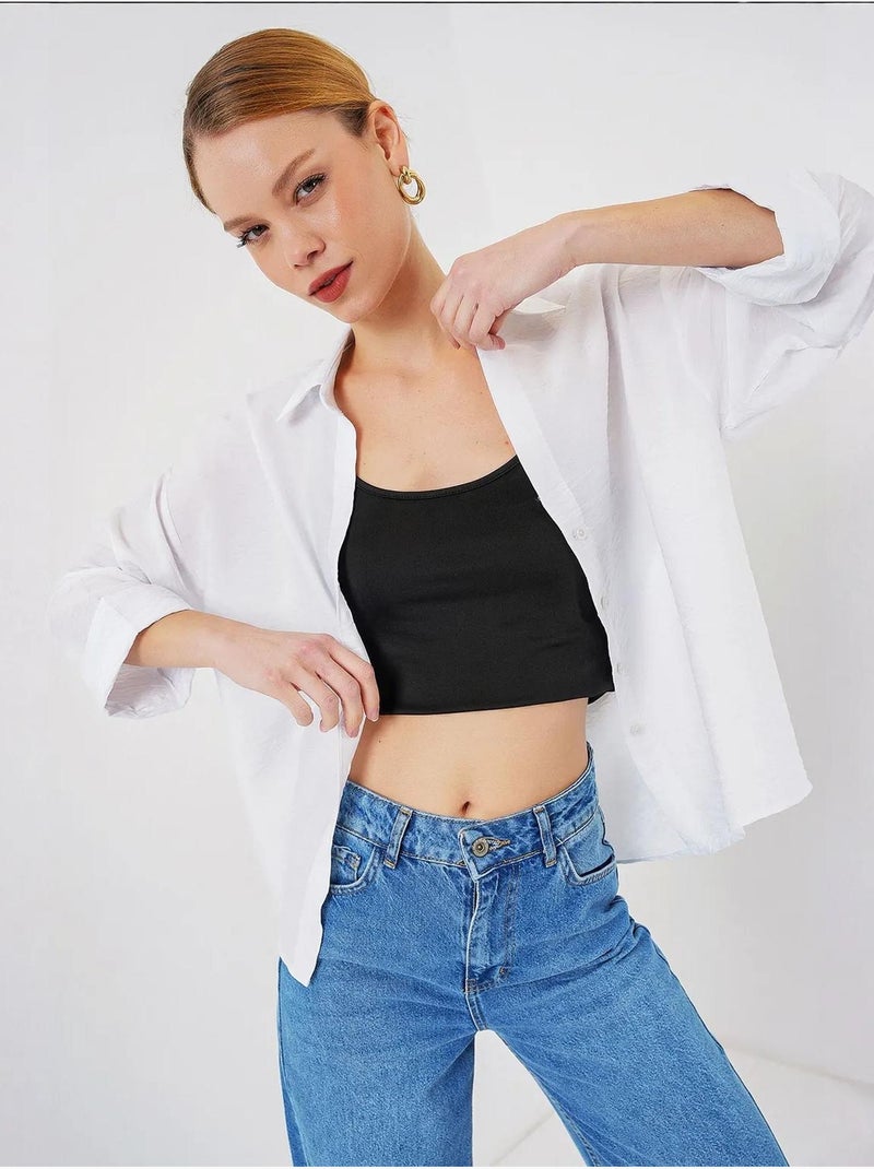 Chemise oversize à manches courtes bdart Blanc - Kiabi