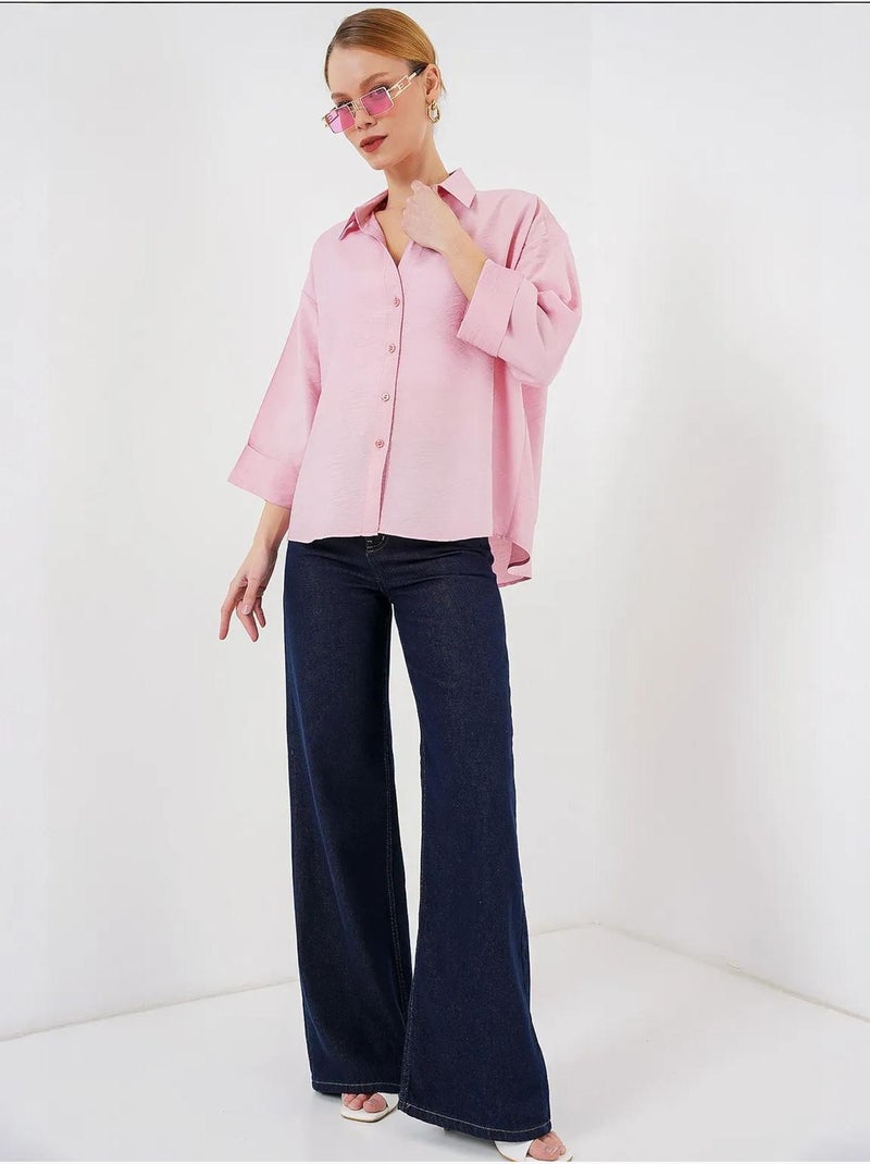 Chemise oversize à manches courtes bdart Rose clair - Kiabi