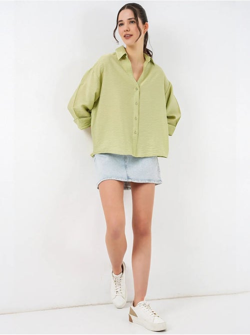Chemise oversize à manches courtes bdart - Kiabi Chemise oversize à manches courtes bdart - Kiabi