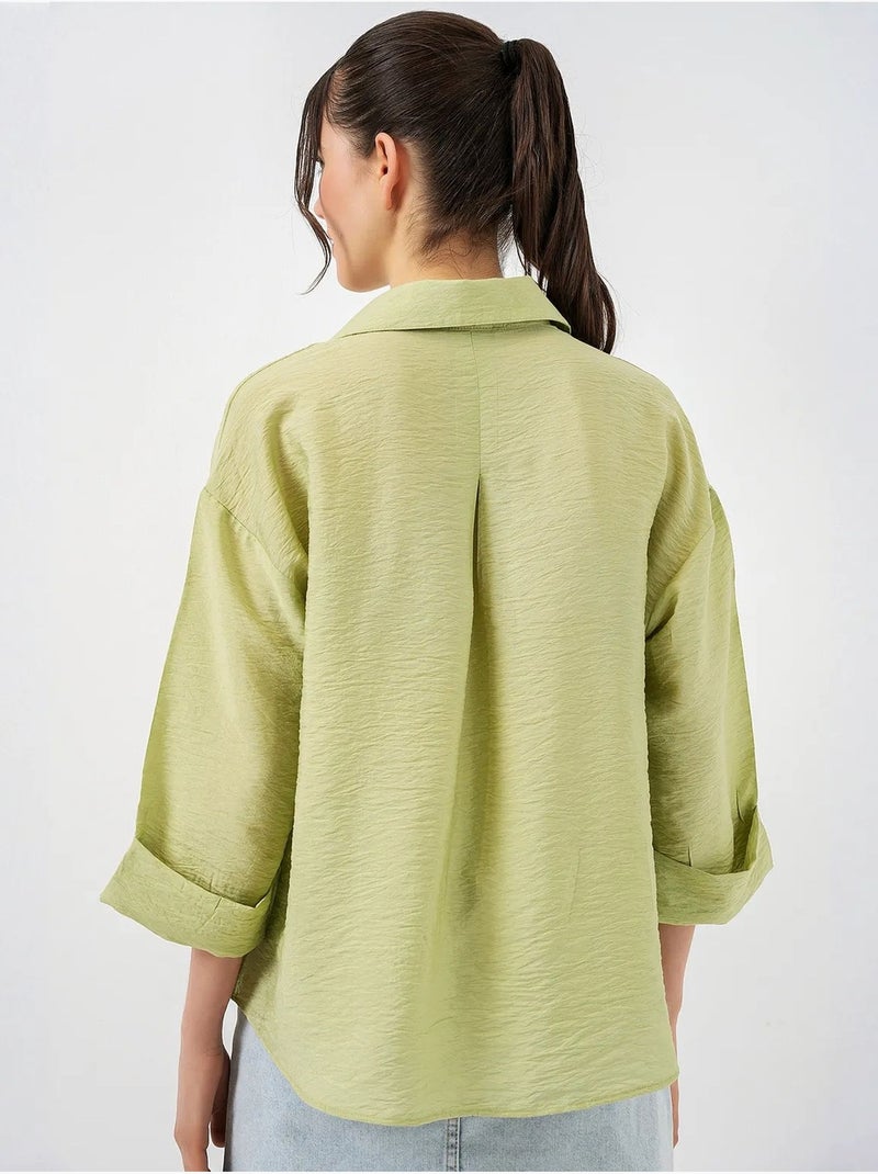 Chemise oversize à manches courtes bdart Vert - Kiabi