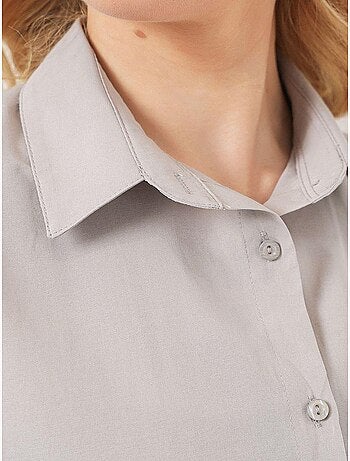 Chemise oversize à motif en popeline avec boutons bdart