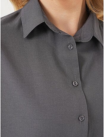 Chemise oversize à motif en popeline avec boutons bdart