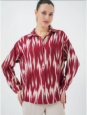 Chemise oversize à motifs bdart