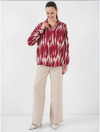 Chemise oversize à motifs bdart