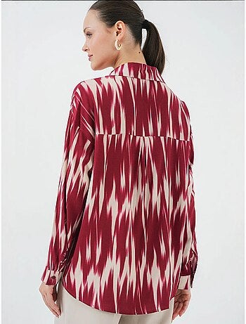 Chemise oversize à motifs bdart