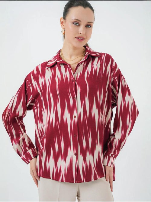 Chemise oversize à motifs bdart - Kiabi