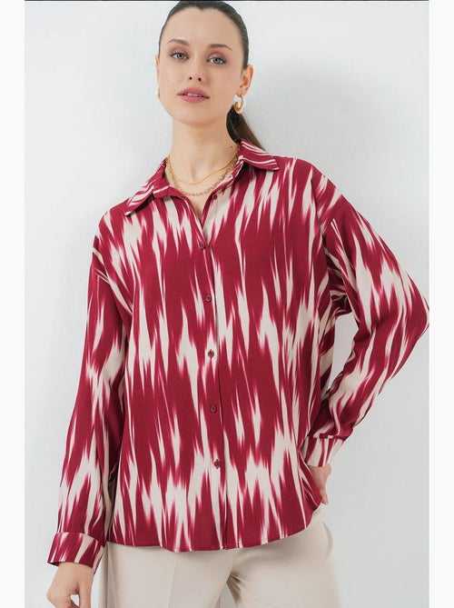 Chemise oversize à motifs bdart - Kiabi