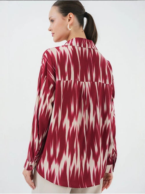 Chemise oversize à motifs bdart - Kiabi
