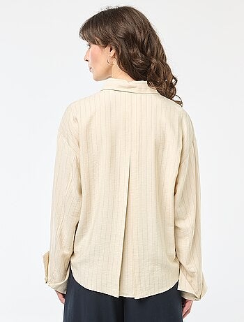 Chemise oversize à rayures
