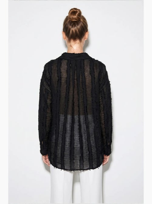 Chemise oversize à rayures lucci - Kiabi Chemise oversize à rayures lucci - Kiabi